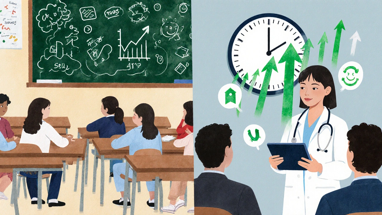 Medical students learn about generics vs doctors using real patient data