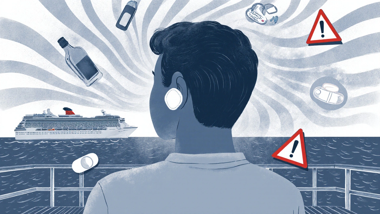 Motion Sickness Medications: Scopolamine and Sedative Interactions