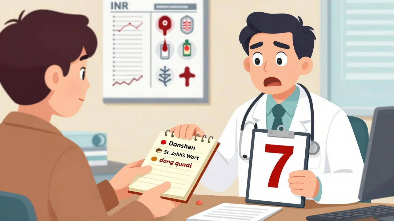 Doctor shocked as patient lists herbal supplements, INR spikes visible on medical charts