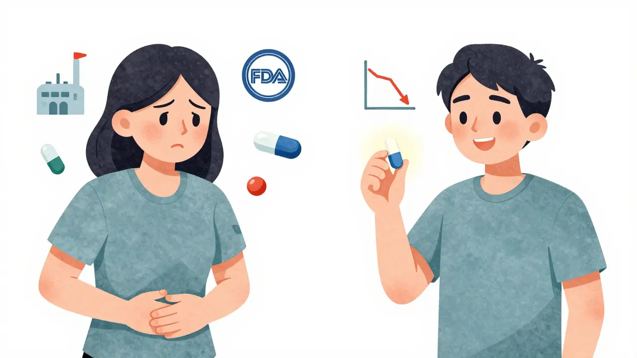Patient feeling better with an authorized generic compared to a problematic regular generic.