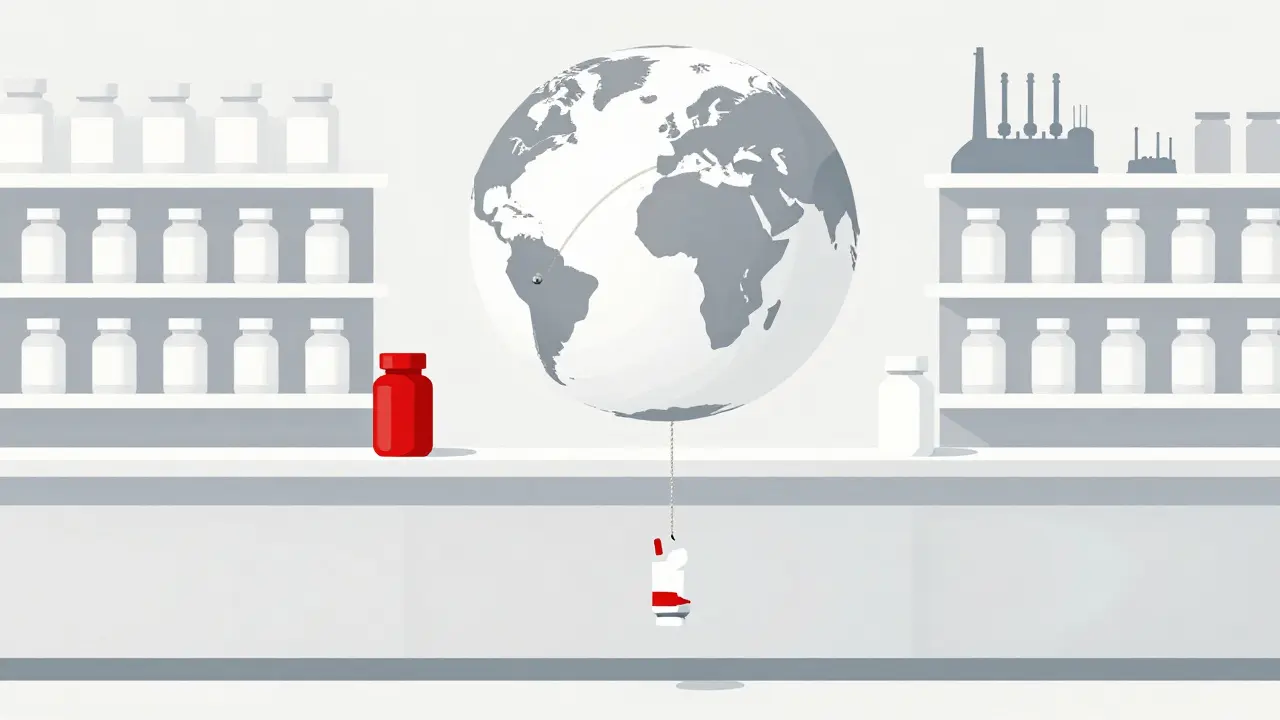 International Supply Chains: Dependence on Foreign Manufacturing and Drug Shortages